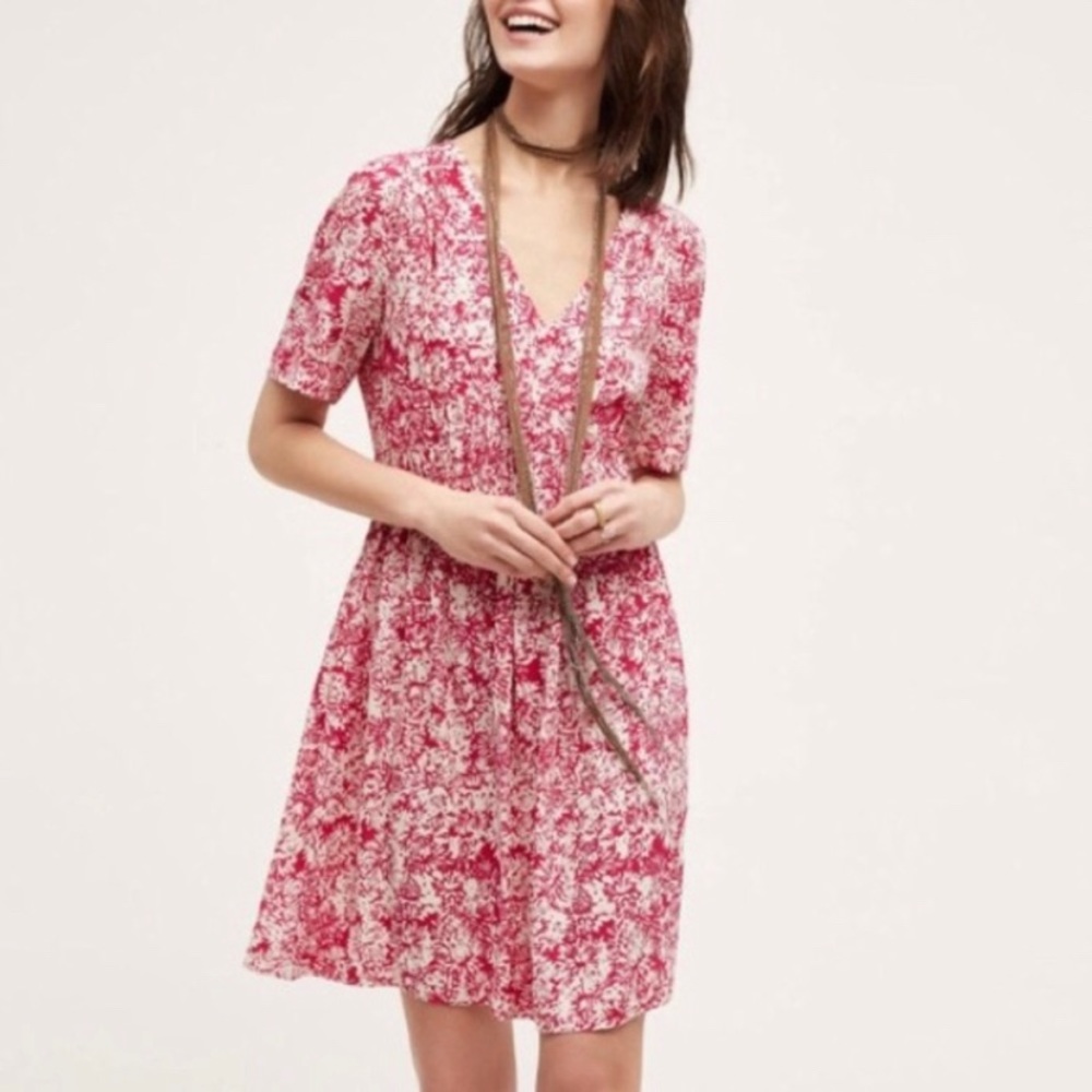 Anthropologie HD In Paris Archipelago Pink Floral